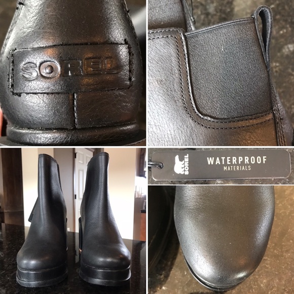 New Sorel Blake Chelsea Waterproof Boot, Black - Picture 2 of 16